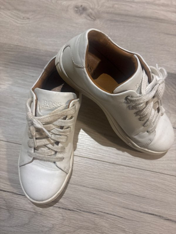 Boss skór hvítir