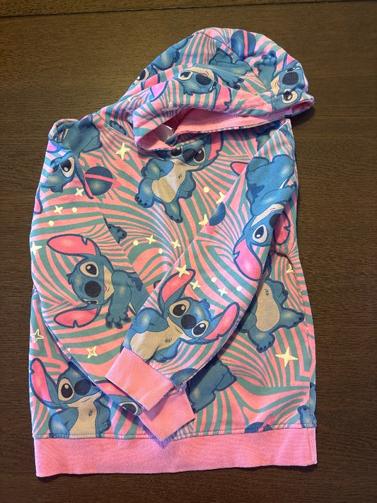 Bleik stitch peysa