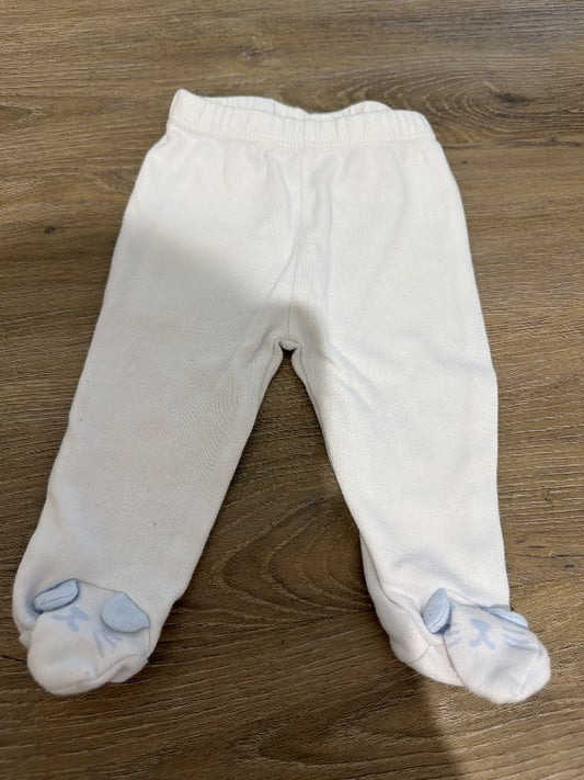 Hvítar samfestingabuxur Zara A