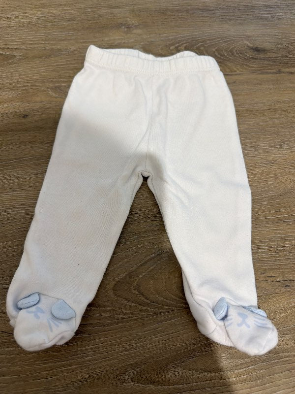 Hvítar samfestingabuxur Zara A