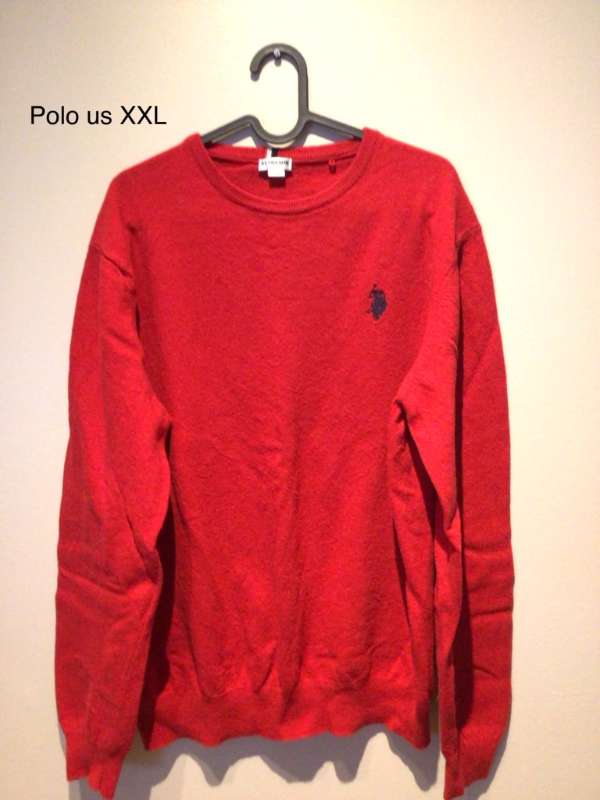 Plo ullarpeysa rauð XXL